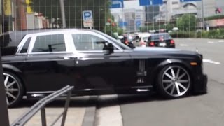 ロールスロイスがガリっと 車高が低すぎて思い切り地面にこするロールスロイス ファントム HD Scratches on the RollsRoyce Moment [upl. by Lindblad]