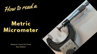 How to read a metric micrometer [upl. by Harts95]