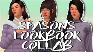 ☁️The Sims 4 Seasons Lookbook Collab WxMiara  CC Links☁️ [upl. by Gathers]