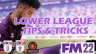 Lower League Tip  Tips amp Tricks  FM22  Football Manager 2022 [upl. by Nosnar]