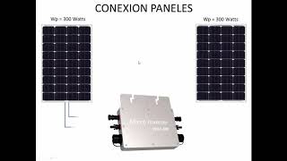 MICROINVERSORES EN GENERACION FOTOVOLTAICA PARA USO EN EXTERIORES [upl. by Etterual]