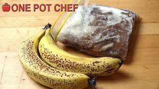 Quick Tips Saving Over Ripe Bananas  One Pot Chef [upl. by Radmilla]