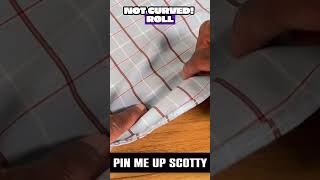 How To Shorten A Dress Shirt AND Keep The Curved Hem [upl. by Goldner855]