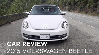 2015 Volkswagen Beetle  Car Review  Drivingca [upl. by Fionnula148]