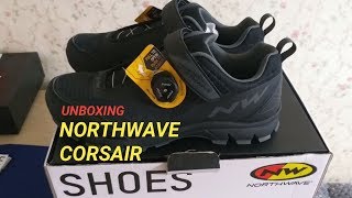 NORTHWAVE CORSAIR  MTB SHOES UNBOXING [upl. by Capwell]