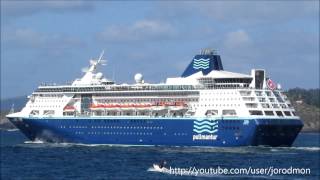 Cruise Ship EMPRESS departs A Coruña [upl. by Evans]