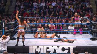 Velvet Sky amp Mickie James vs Tara amp Gail Kim [upl. by Nennek]