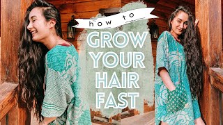 how to grow your hair long and healthy fast  hair growth tips feat SugarBearHair review [upl. by Namielus]