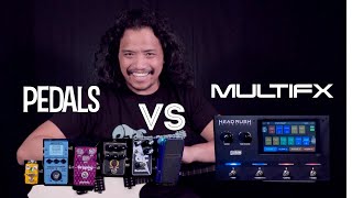 Guitar Pedals VS Multi FX for Beginners  Pros and Cons [upl. by Bartholemy]