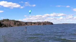 Surfing lake Mälaren [upl. by Ronni]