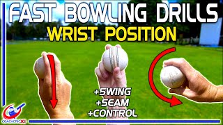 Fast Bowling Drills  Wrist Position [upl. by Ahsatan]