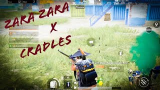 ZARA ZARA X CRADLES  PUBG Mobile Montage Redmi Note 8 Pro  VampireGod  5 Finger Claw Full Gyro⚡ [upl. by Chura]