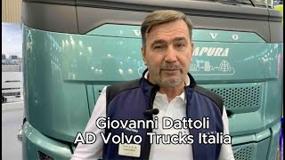 Volvo video intervista Giovanni Dattoli AD Volvo Trucks Italia [upl. by Nwahsed]