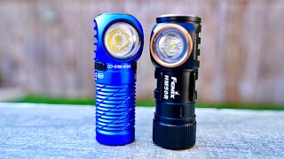 OLIGHT PERUN 2 Mini vs FENIX HM50R  Battle of the mini headlamps [upl. by Aneetsirk]