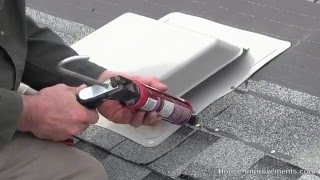 How To Install a Vent in Shingles [upl. by Aenert]