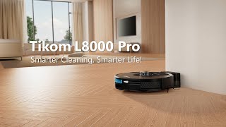 Tikom L8000 Pro Robot Vacuum and Mop Combo 5000Pa Suction [upl. by Waynant]