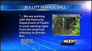 Raw sewage leaking from treatment plant [upl. by Minnnie174]