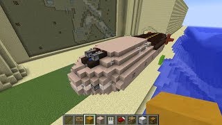 Fully Functional AirshipWarship Build Video for Minecraft using Movecraft [upl. by Cyrillus]