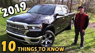 2019 Ram 1500 10 Things to Know  Truck Central Review [upl. by Krock]