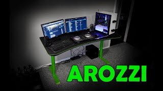 Arozzi Arena Gaming Desk Review [upl. by Loginov506]