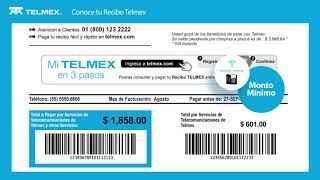 Conoce tu Recibo Telmex [upl. by Merci]