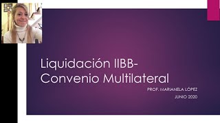 Impuestos II  Ejercicio integral Convenio Multilateral IIBB Prof Marianela López [upl. by Audrye641]