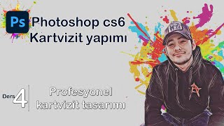 DAKİKALAR İÇİNDE KARTVİZİT TASARIMI VE TEKNİKLERİ  PHOTOSHOP  KARTVİZİT ŞABLONU NASIL OLUŞTURULUR [upl. by Alakam]