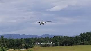 Cebu Pacific ATR 72 landing at Butuan Airport [upl. by Aluin]