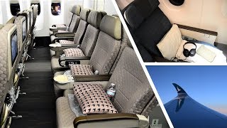 EVA 777 vs Cathay Pacific A350 Premium Economy [upl. by Ebag]