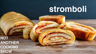 how to make STROMBOLI pepperoni cheese bread [upl. by Akerahs19]