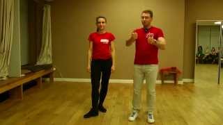 Zouk dance lessons Beginners 1 Zouk feeling The beat and steps on the spot [upl. by Stacia]