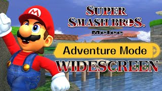 Super Smash Bros Melee Adventure Mode Normal with Mario in HD [upl. by Lered]