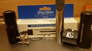 Berg Larsen 1000 SMS tenor sax mouthpiece review [upl. by Pappas610]