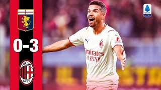 Messias at the double helps us return to victory  Genoa 03 AC Milan  Highlights Serie A [upl. by Fidelity]