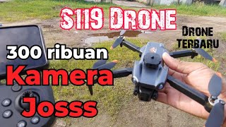 Unboxing Drone Brushless 300 ribuan Drone S119 [upl. by Donnelly]