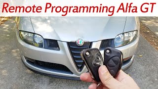 Remote Programming Alfa Romeo GT 147 Using MultiEcuScan [upl. by Cartwell]