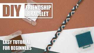 Triple Layer Zigzag Macrame Friendship Bracelets  Easy Tutorial for Beginner [upl. by Haslam848]