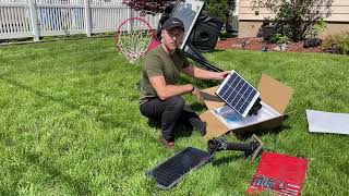 Quick Tip  Installing a Solar Panel Motion Security Entry Light [upl. by Sjoberg]