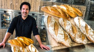 🥖🇫🇷 Baguettes wie aus Frankreich… einfach selber backen Rustikal oder doch die herkömmliche Form [upl. by Henrie11]