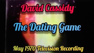 David Cassidy  The Dating Game 1970 Television Recording [upl. by Jedlicka]