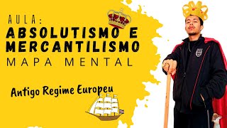 👑ABSOLUTISMO e ⛵MERCANTILISMO Antigo Regime Europeu MAPA MENTAL [upl. by Ericka]