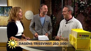 Trissvinnaren quotDet är karmaquot  Nyhetsmorgon TV4 [upl. by Navi]