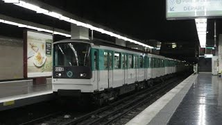 Paris Métro 3  Gallieni [upl. by Ettenej305]