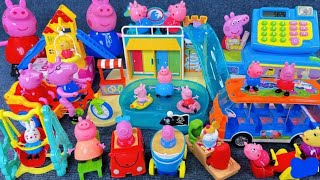 5 minutes satisfying with unboxing cute pappa pig swimming pool toys collection ASMR  review toys [upl. by Hildie]