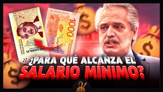 ¿Para qué alcanza el SALARIO MÍNIMO en Argentina 💸🇦🇷 [upl. by Anahsat193]