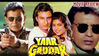 Yaar Gaddar Full Movie Hindi explain Facts  Mithun C  Saif Ali Khan  Prem Chopra  Somy Ali [upl. by Netsyrk]