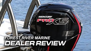 Forest River Marine  Dealer Review of Mercury 115 Pro XS [upl. by Atalie426]