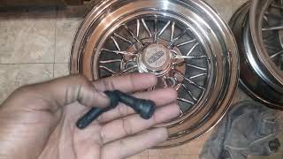 15 inch Cragar spoke star wire wheel rust removal lugs and washers part 2 slabculture slab [upl. by Neeloc]