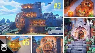 Minecraft Top 5 Mountain Base Tutorials [upl. by Aciruam]