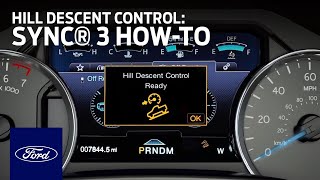 Hill Descent Control™  Ford HowTo  Ford [upl. by Halet520]